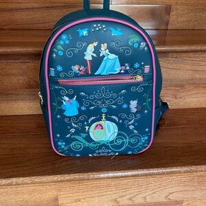 Loungefly Blue and Pink Princess Backpack
